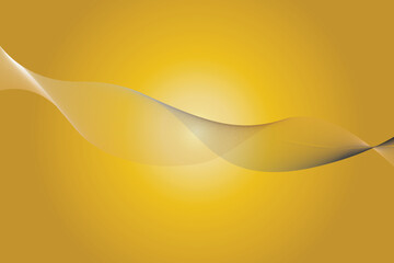 Abstract Wave Background with Warm Gradient Lines and Summer Colors