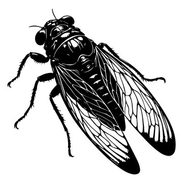 Cicada clip art preview
