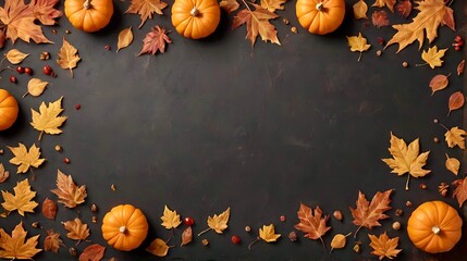 halloween background with pumpkin