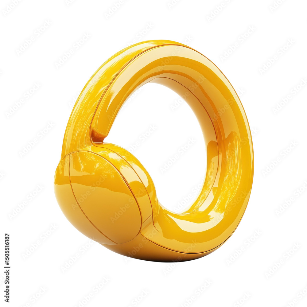 Poster captivating golden loop merging sphere an emblem of unbreakable bonds in a on transparent background