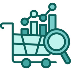 Market Trend solid icon