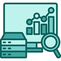Data Analytics solid icon