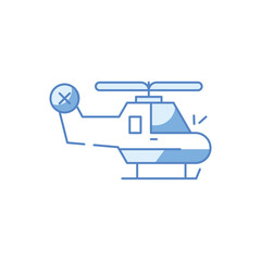 Helicopter Icon vector