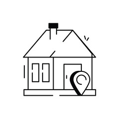 Home Location Icon vector
