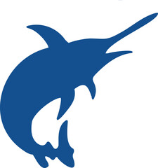 물고기, 마를린, 파랑, 스포츠, 심플, 상어, 돌고래, 바다, 대양, 물속, blue, 네이처, 포유동물, 수영, 머린, 야생 동물, 프레데터, 실루엣, 미술