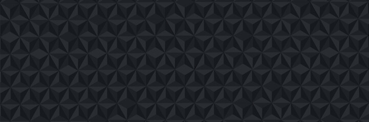 Set of black, white and red pyramid 3D pattern background. Abstract geometric