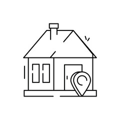Home Location Icon vector