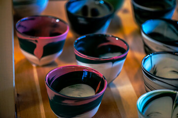Coffee Cup Art Workshop and Colorful Ceramic Creations