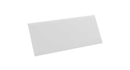 Abstract White Rectangular Shape Isolated on Black Background Graphic