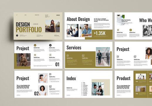 Design portfolio Presentation Template