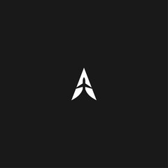 Fototapeta premium Airplane logo icon flat vector design