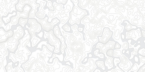 Geographic Mountain Relief with Topographic Line Contour Map Background, Seamless Topographic Pattern in Luxury Gold Foil Design.