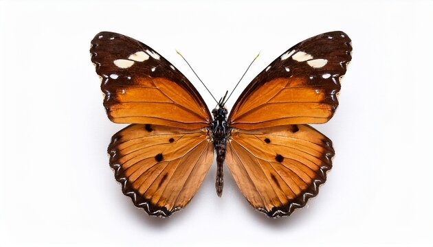 butterfly isolated on white background junonia rhadama