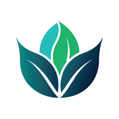 Abstract Leaf Logo for Eco-Friendly Businesses