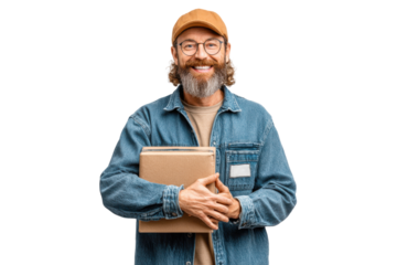 On-Time Delivery Specialist isolated on Transparent Background PNG