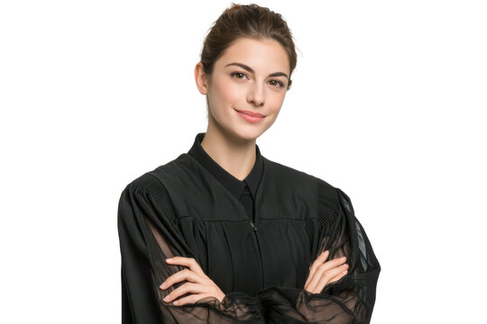 Judicial Clerk Standing isolated on Transparent Background PNG