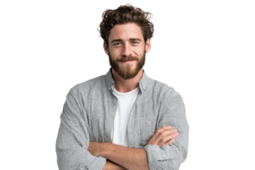 Stylish Creative Leader isolated on Transparent Background PNG