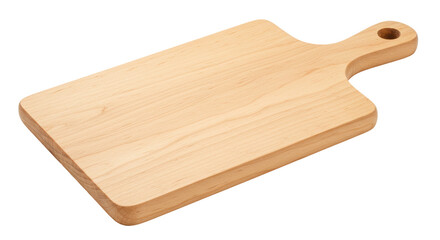 Isolated Wooden Cutting Board
