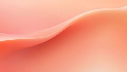 Subtle waves evoke tranquility with its shades of peach and apricot luminescence.