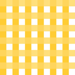 Elegant pastel yellow gingham pattern. Vector illustration squares or rhombus for fabric, napkin, plaid, tablecloths, towel, clothes, linen, dresses, bedding blankets quilts
