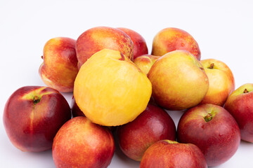 Fresh nectarine fruits