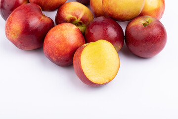 Fresh nectarine fruits
