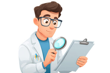 Quality inspector evaluates products with keen attention to detail and precision