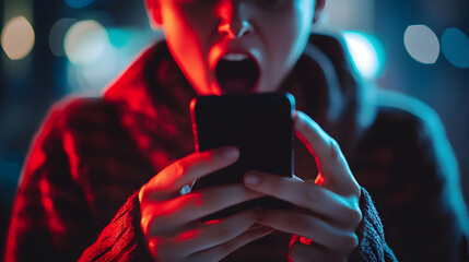 Scam or spam alert calls, Person receiving unknown scam alert call notification. Smartphone show danger signs of spam calls and cyber fraud, emphasizing the Importance of di