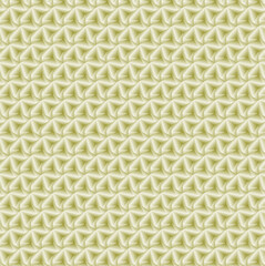 Fototapeta premium A soothing swirl of pale green triangles forms a delicate, pinwheel-inspired pattern. The soft gradients and hypnotic repetition evoke calm, precision, and an endless dance of harmonious motion.