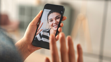 Home video call on mobile phone