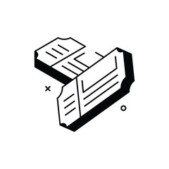 Ticket Icon vector