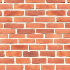 Obraz premium Close-up of red brick wall texture in natural lighting