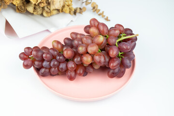 A bunch of fresh raisin fruits