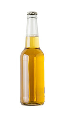 Isolated Beer Bottle Illustration Against Transparent Background