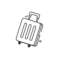 Suitcase Icon vector