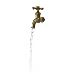Water Tap isolated on transparent background
