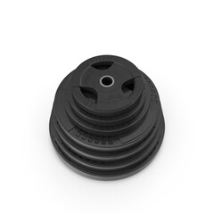 Weight Plates isolated on transparent background