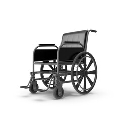Fototapeta premium Wheelchair isolated on transparent background