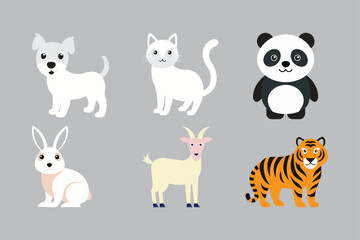 Simple Animal Bundle Template Design