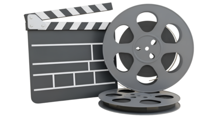 Film industry tools Slate and reels