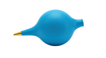 Isolated rubber air blower