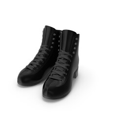 Women Boots isolated on transparent background
