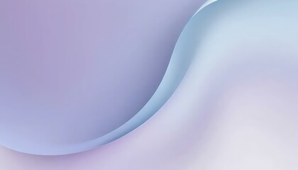 Obraz premium Abstract background featuring a gently curving gradient of pastel blue and light lavender tones.
