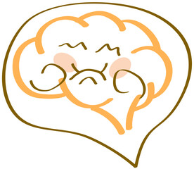 풍선안 표정이 다양한 생각