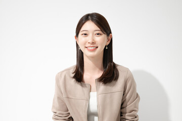 笑顔の女性