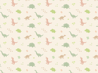 恐竜のパターン、背景・壁紙01 © GRACE