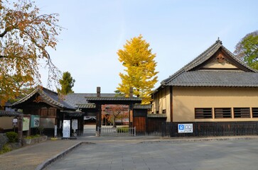 Naklejka premium 文武学校 剣術所・表門・番所
