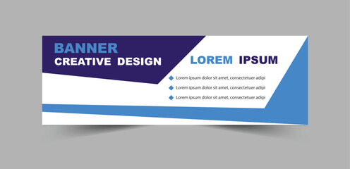 Social Media Banner Cover Design Template Purple And Blue Digital Marketing Banner For Business Corporate Vector Illustration