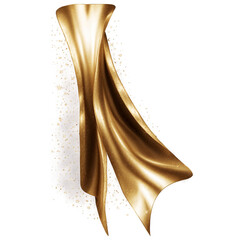 Foil beam golden shimmer on transparent background transparent background isolated png stock