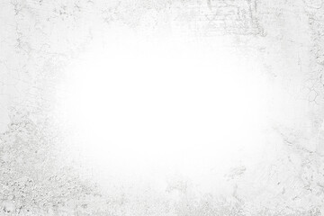 Grunge texture overlay old white vignette border transparent PNG